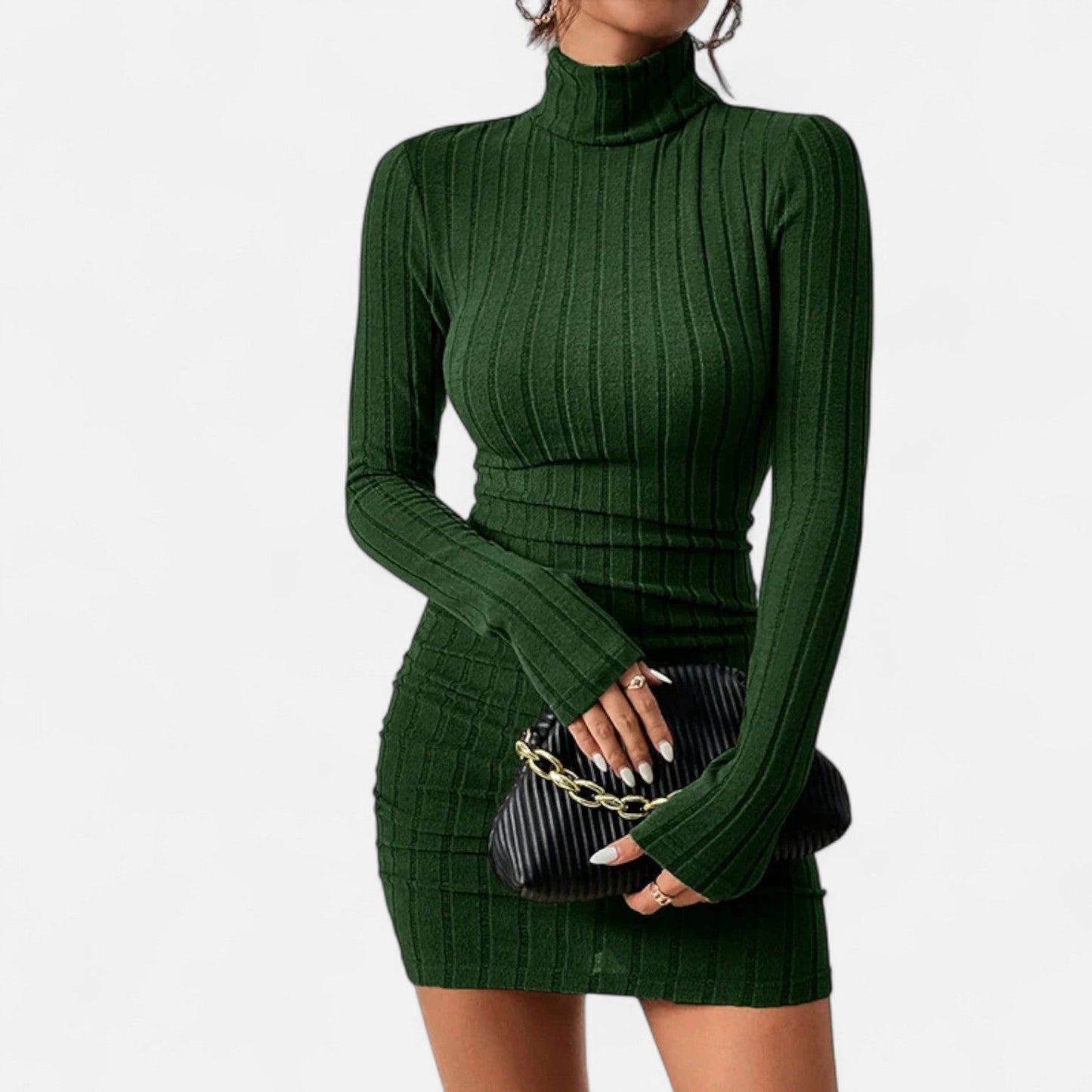 Ancienne Monde | Short Fitted Dress for Women – Elegant Support for Summer Evenings