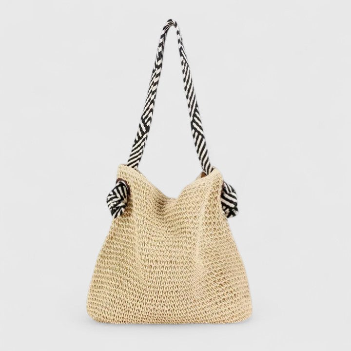 Practical Woven Women's Shoulder Tote Bag