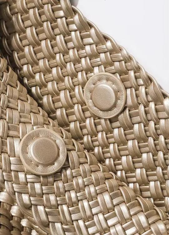 Large capacity braided women's tote bag