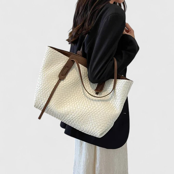 Large Capacity Woven Women's Tote Bag