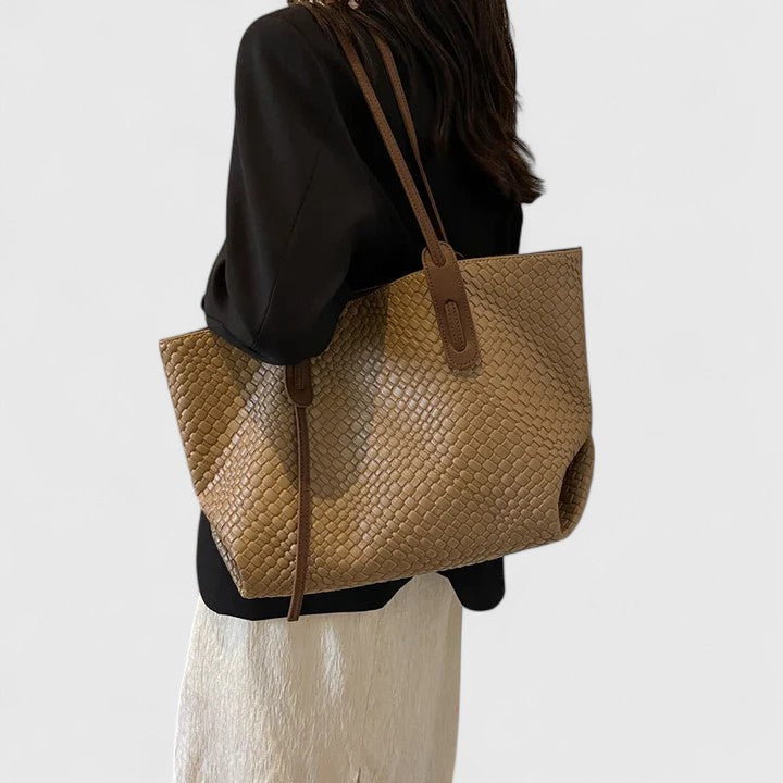 Large Capacity Woven Women's Tote Bag