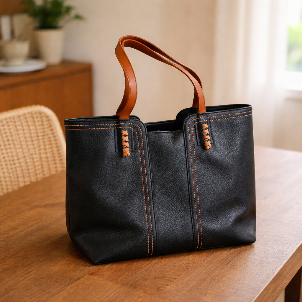 Structured style women's handbag