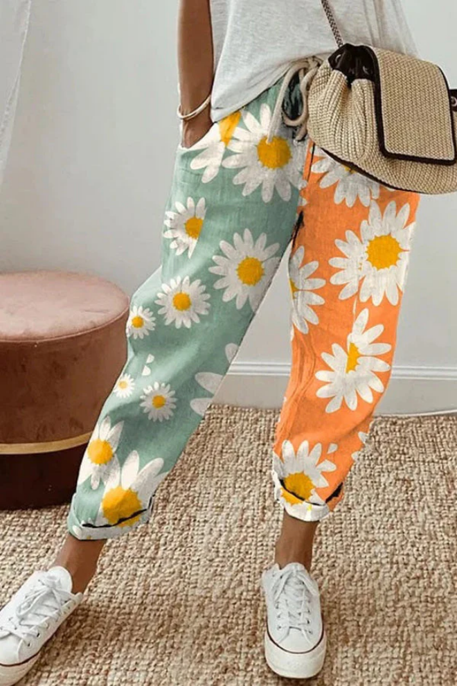 Flowy Patterned Pants
