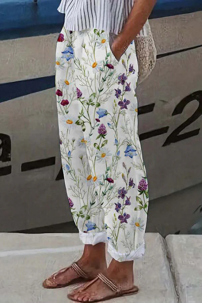Flowy Patterned Pants
