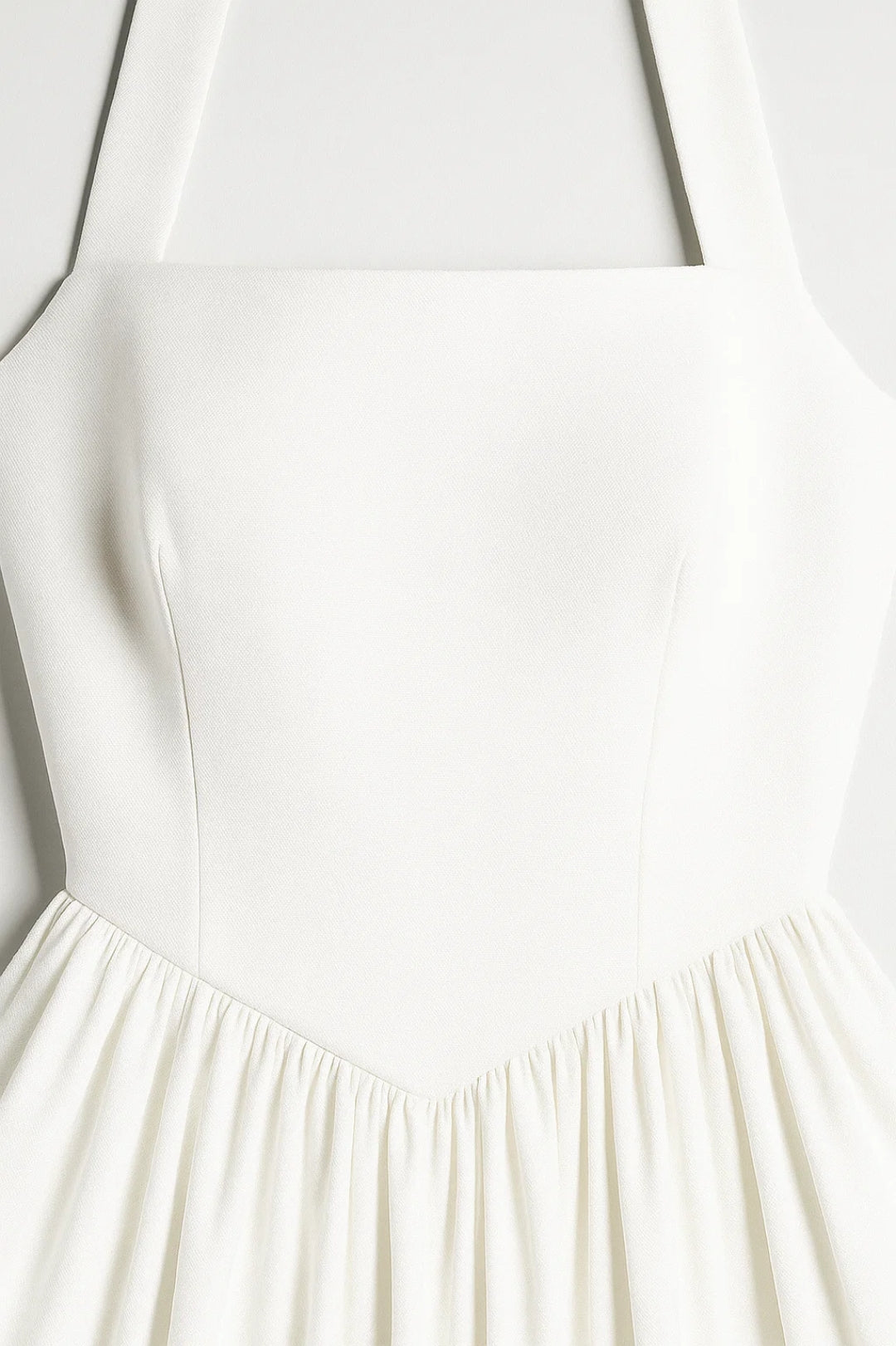 Two-Strap Trapeze Cocktail Dress