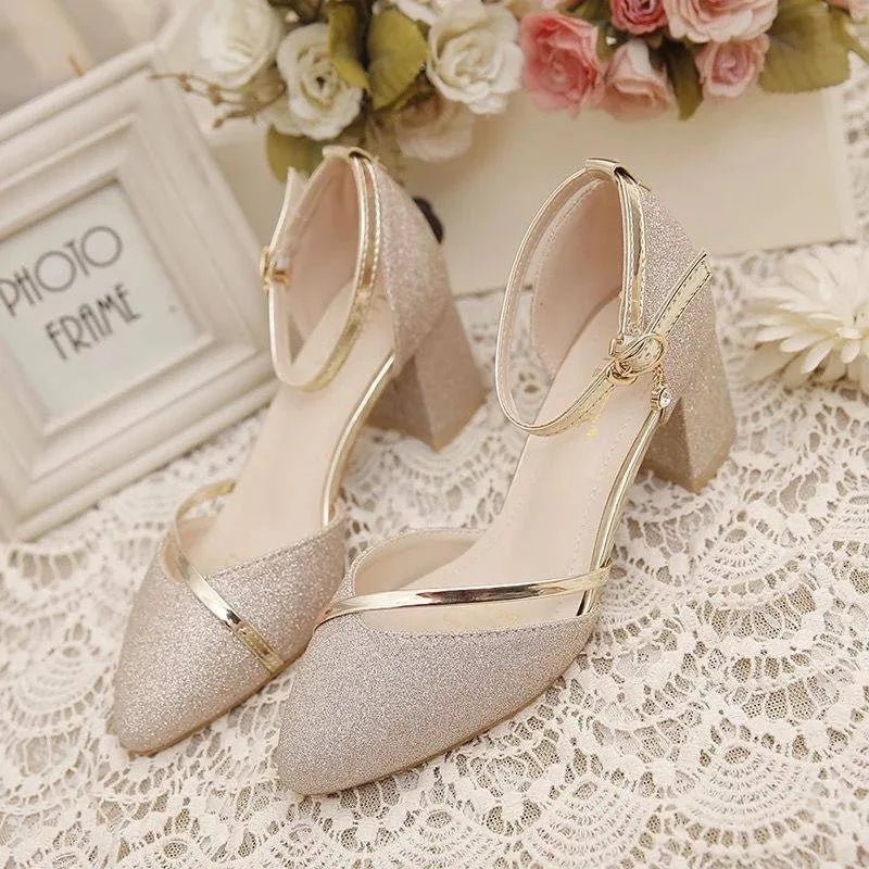 Medium Heel Sandals