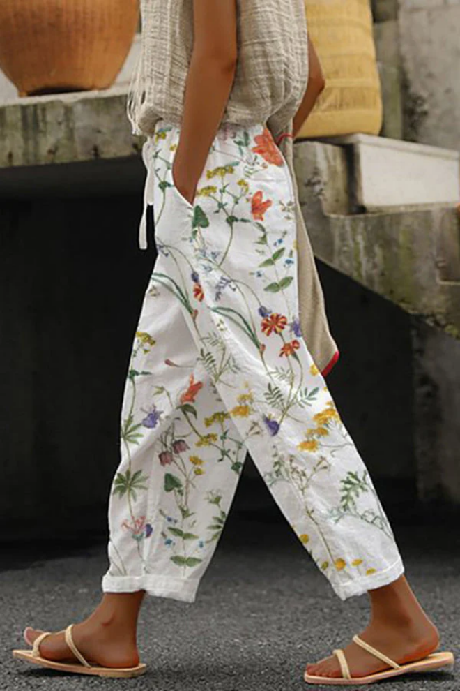 Flowy Patterned Pants