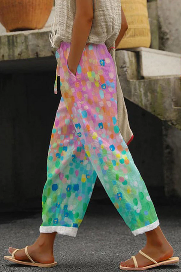 Flowy Patterned Pants