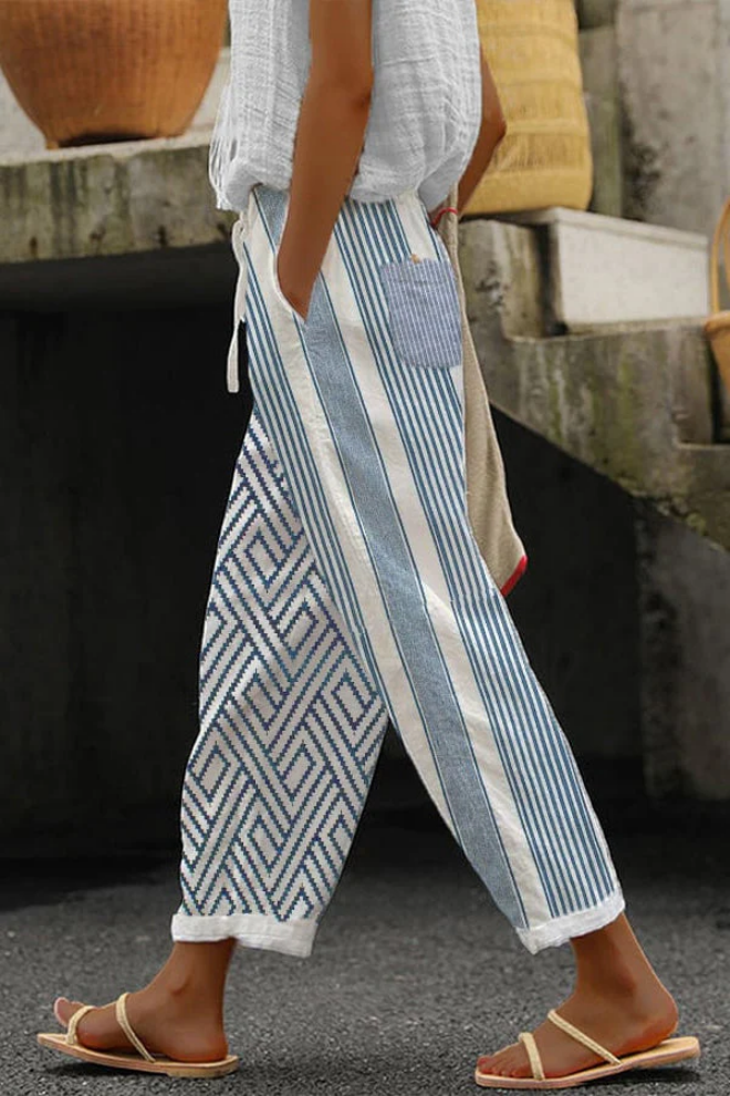 Flowy Patterned Pants