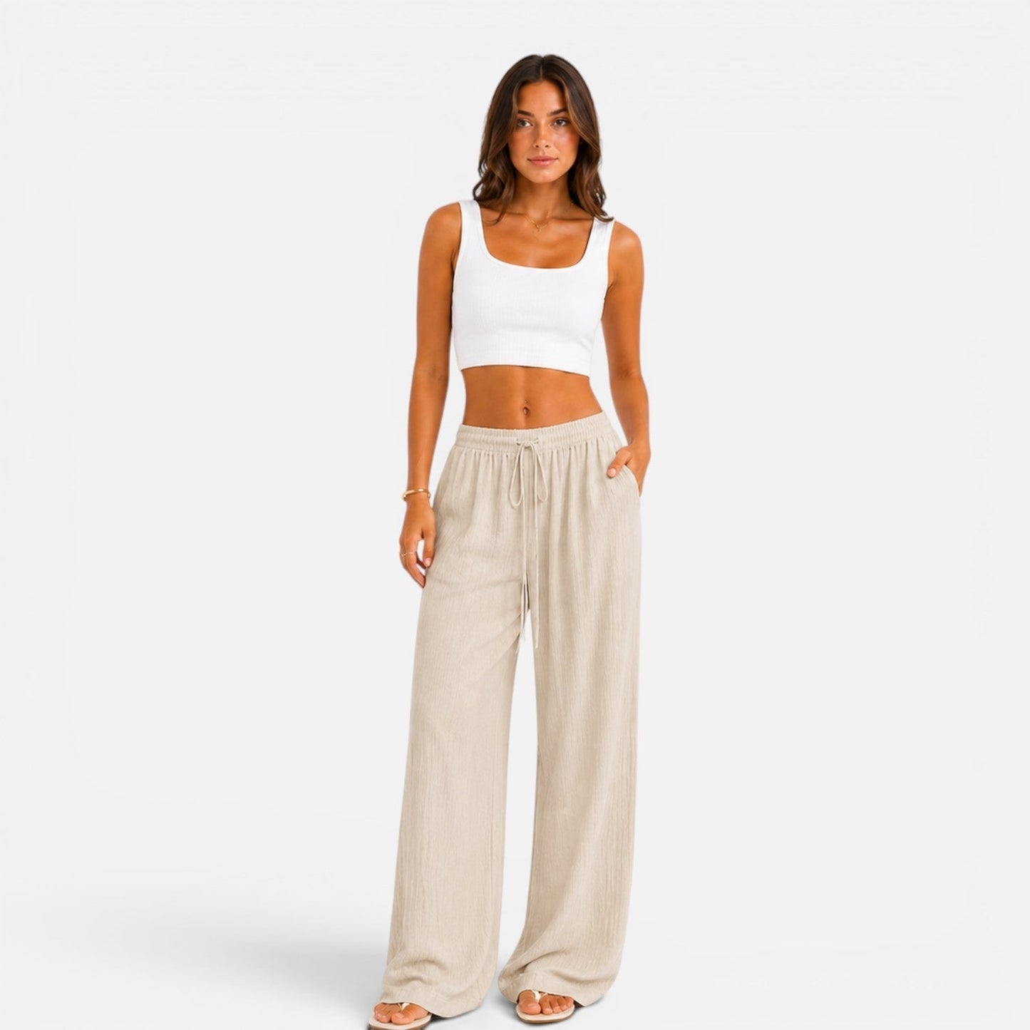 Adjustable Palazzo Pants