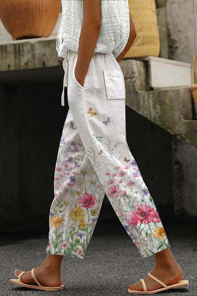 Flowy Patterned Pants
